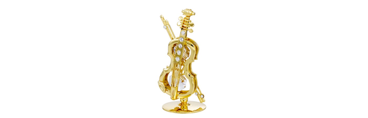 24K GOLD PLATED VIOLIN 